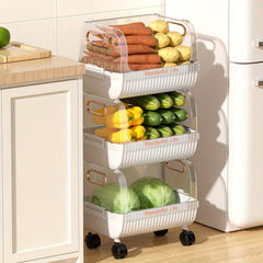 Plastic Stroller Storage Rack Floor/Wall Mountable Shelf