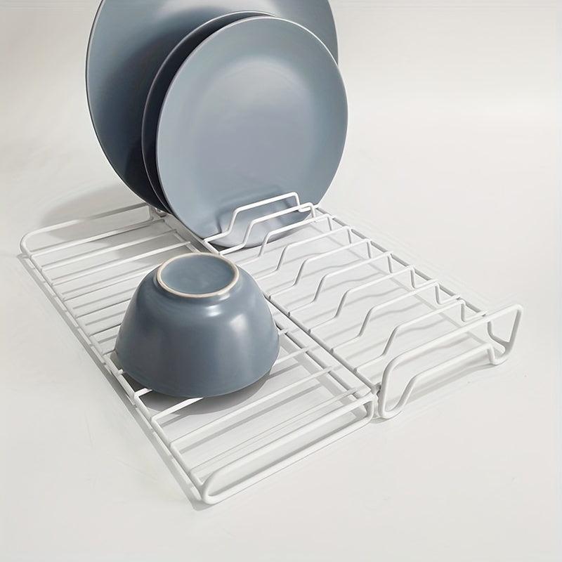 Foldable Bowl and Dish Rack Storage Solution for Kitchen