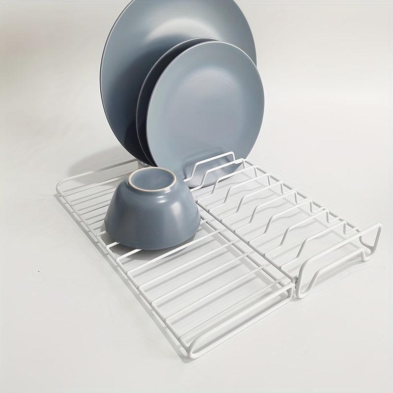 Foldable Bowl and Dish Rack Storage Solution for Kitchen