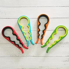 4-In-1 Can Opener Silicone Non-Slip Cap Opener