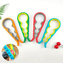 4-In-1 Can Opener Silicone Non-Slip Cap Opener