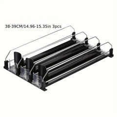 3pcs Soda Can Organizer For Refrigerator 3 Row 30