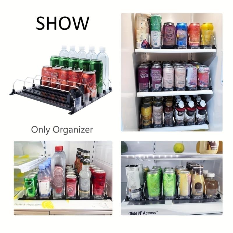 3pcs Soda Can Organizer For Refrigerator 3 Row 30