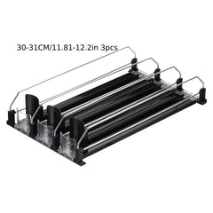 3pcs Soda Can Organizer For Refrigerator 3 Row 30