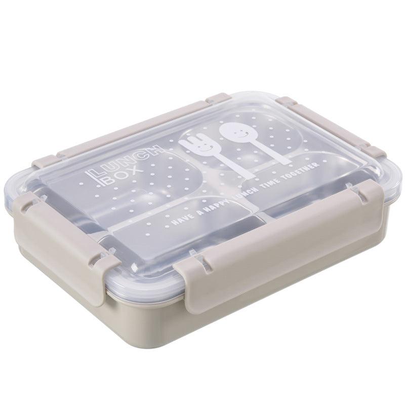 Stainless Steel Insulated Lunch Box with 4 Compartment Grids