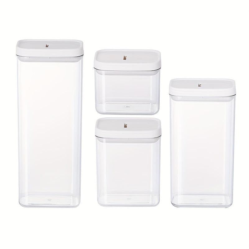 1Pc Clear Airtight Food Storage Container Moisture-proof Sealed Fresh