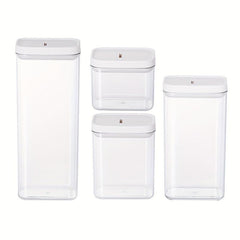 1Pc Clear Airtight Food Storage Container Moisture-proof Sealed Fresh