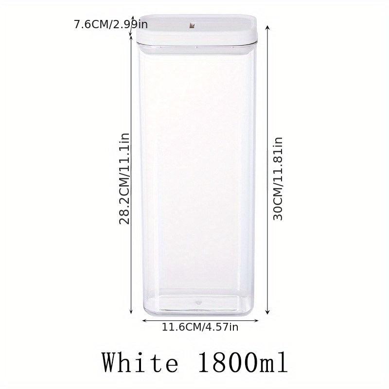 1Pc Clear Airtight Food Storage Container Moisture-proof Sealed Fresh