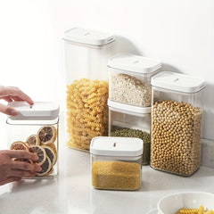 1Pc Clear Airtight Food Storage Container Moisture-proof Sealed Fresh
