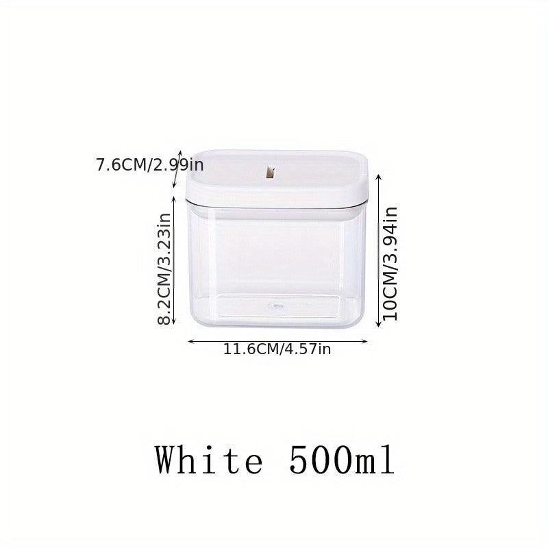 1Pc Clear Airtight Food Storage Container Moisture-proof Sealed Fresh