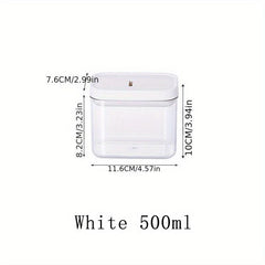 1Pc Clear Airtight Food Storage Container Moisture-proof Sealed Fresh