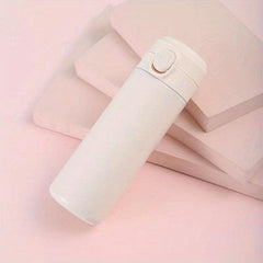 420ml Thermal Cup Insulation Bottle School Portable Water Cup Bouncing Mug