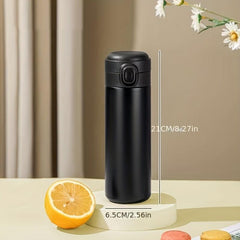 420ml Thermal Cup Insulation Bottle School Portable Water Cup Bouncing Mug