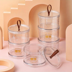 1pc Airtight Food Storage Jar With Lids for Countertop Organization