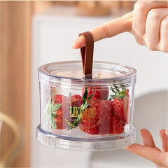 1pc Airtight Food Storage Jar With Lids for Countertop Organization