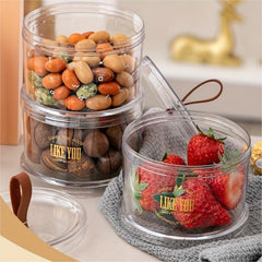 1pc Airtight Food Storage Jar With Lids for Countertop Organization