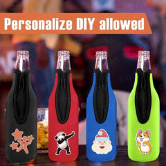 Beer Insulator Sleeve Bottle Cooler Keeps Drink Cold