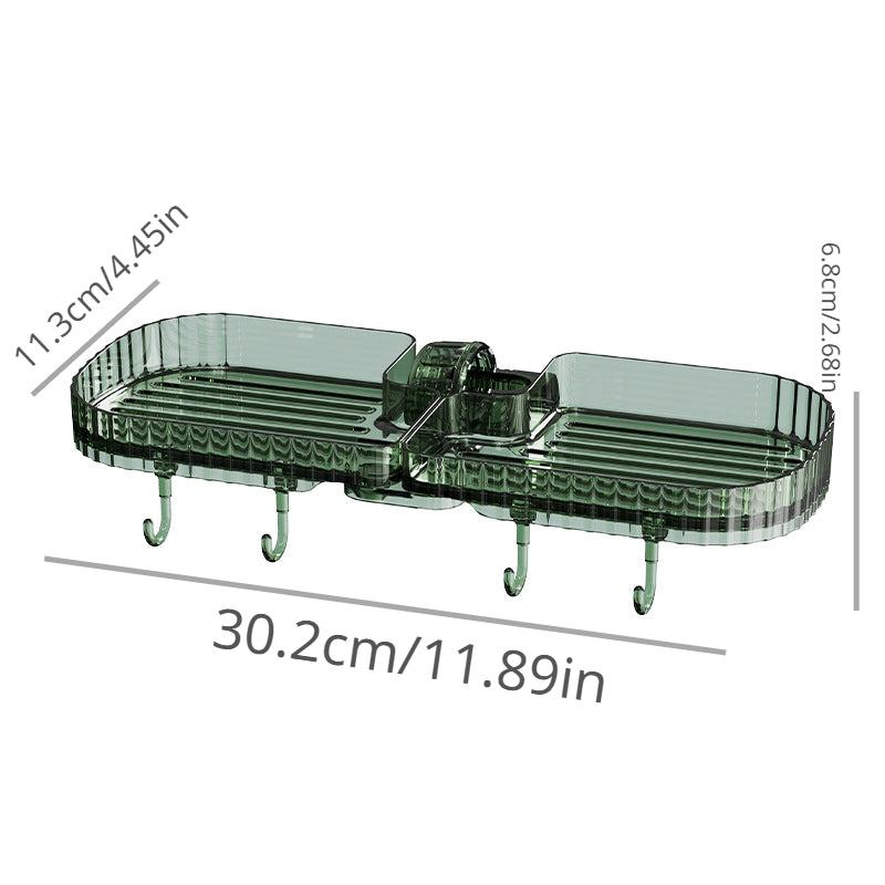 Plastic Shelves for Kitchen Sink Faucet Sponge Drain Rack