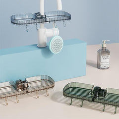 Plastic Shelves for Kitchen Sink Faucet Sponge Drain Rack