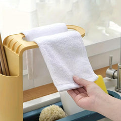 Adjustable Sink Drain Basket Telescopic Storage Rack Dish Rag Kitchen Accessorie