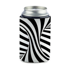 Dislocation Print Neoprene Can Cooler Sleeve for 12oz Cans