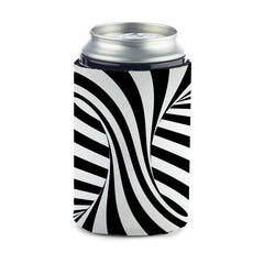 Dislocation Print Neoprene Can Cooler Sleeve for 12oz Cans