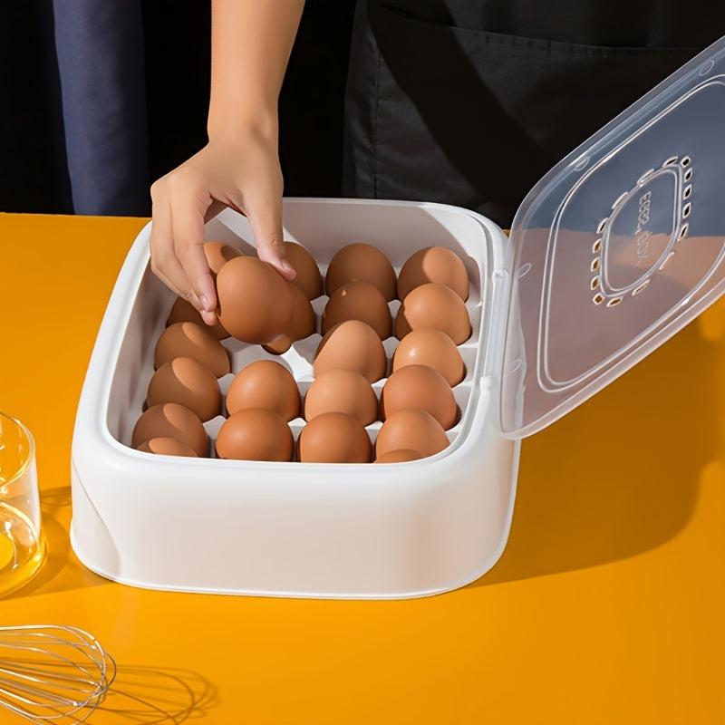 Leak Proof Egg Storage Box, Hand Washable, Shockproof, Reusable