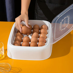 Leak Proof Egg Storage Box, Hand Washable, Shockproof, Reusable