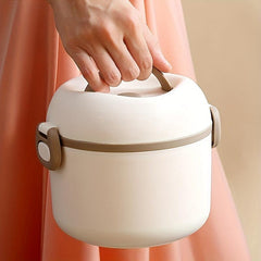 Stainless Steel Double Layer Lunch Box Insulated Leakproof Microwave Safe