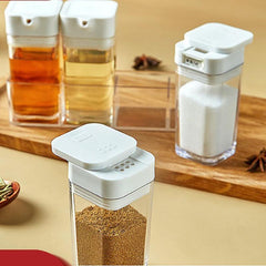 2pcs Kitchen Transparent Seasoning Jar Spice And Seasoning Sprayer