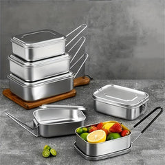 Stainless Steel Lunch Box with Lid Leakproof Food Container