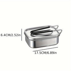 Stainless Steel Lunch Box with Lid Leakproof Food Container