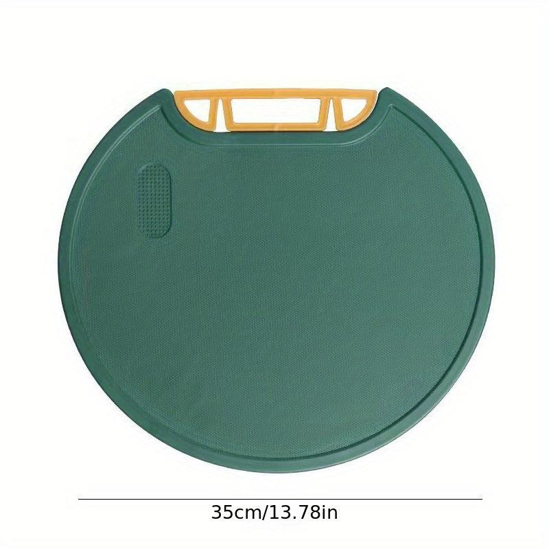 1pc Bacteriostatic Mildew-proof Green Plastic PE Chopping Board