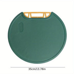 1pc Bacteriostatic Mildew-proof Green Plastic PE Chopping Board