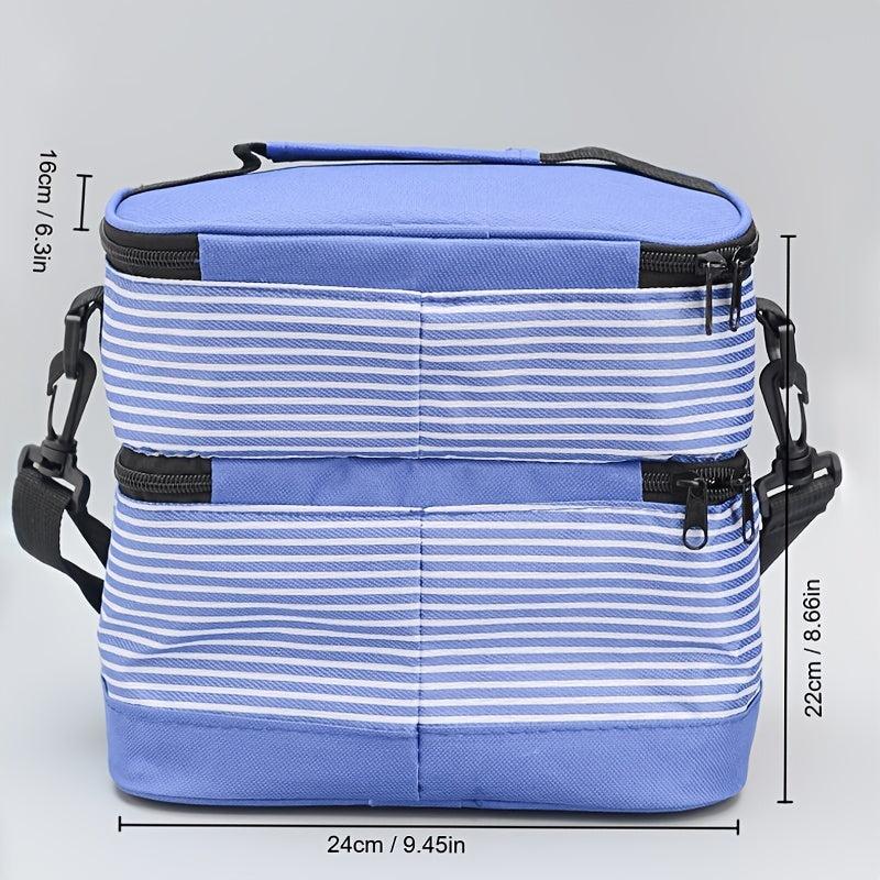 Waterproof Insulated Lunch Box Bag with Strap for Teens