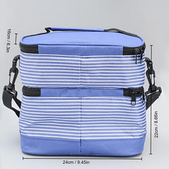 Waterproof Insulated Lunch Box Bag with Strap for Teens