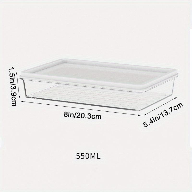 1pc Reusable Food Containers with Airtight Lids BPA Free Boxes for Deli