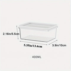 1pc Reusable Food Containers with Airtight Lids BPA Free Boxes for Deli