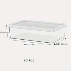 1pc Reusable Food Containers with Airtight Lids BPA Free Boxes for Deli