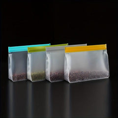 5pcs Sealed Food Plastic Bag Self sealing Bag Plastic Sealed Thickened