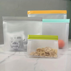 5pcs Sealed Food Plastic Bag Self sealing Bag Plastic Sealed Thickened