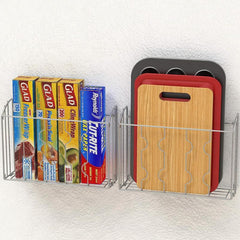 Cutting Board Organizer for Kitchen Cabinet Door, 2 Packs