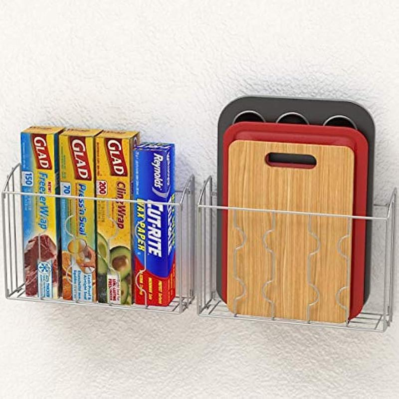 Cutting Board Organizer for Kitchen Cabinet Door, 2 Packs