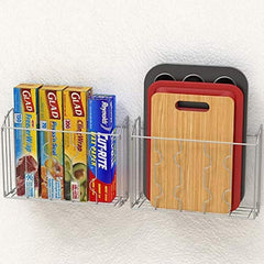 Cutting Board Organizer for Kitchen Cabinet Door, 2 Packs