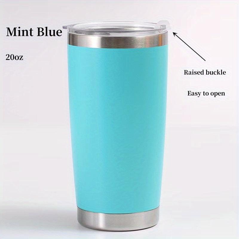 20oz Stainless Steel Vacuum Flask Insulated Cup with Lid