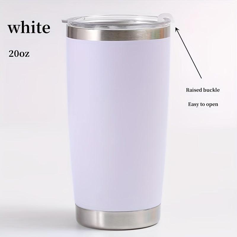 20oz Stainless Steel Vacuum Flask Insulated Cup with Lid