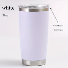 20oz Stainless Steel Vacuum Flask Insulated Cup with Lid