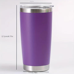 20oz Stainless Steel Vacuum Flask Insulated Cup with Lid
