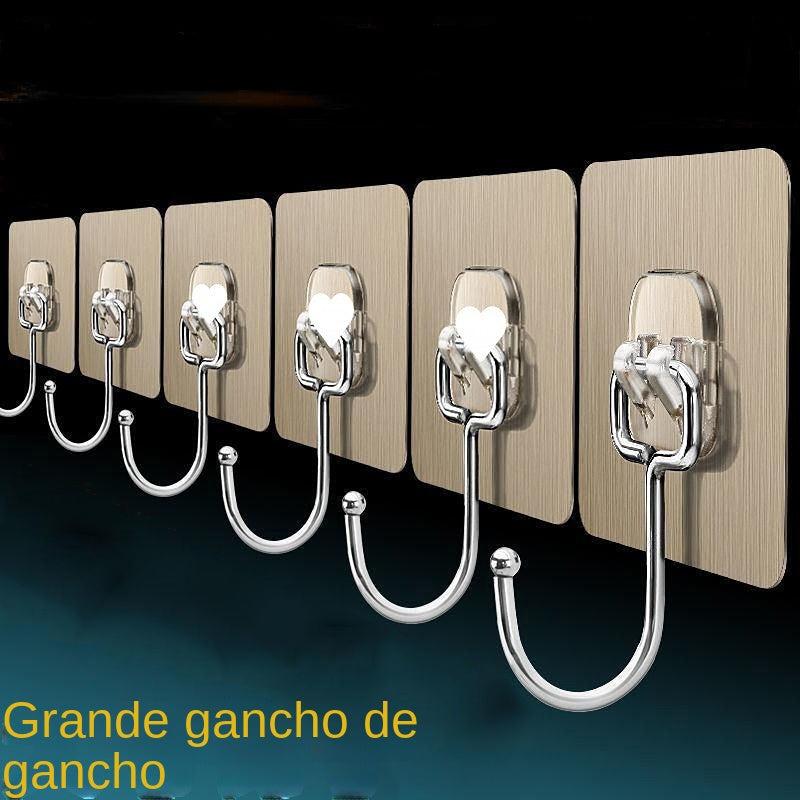10 Heavy Duty Adhesive Hooks for Kitchen Bathroom Home