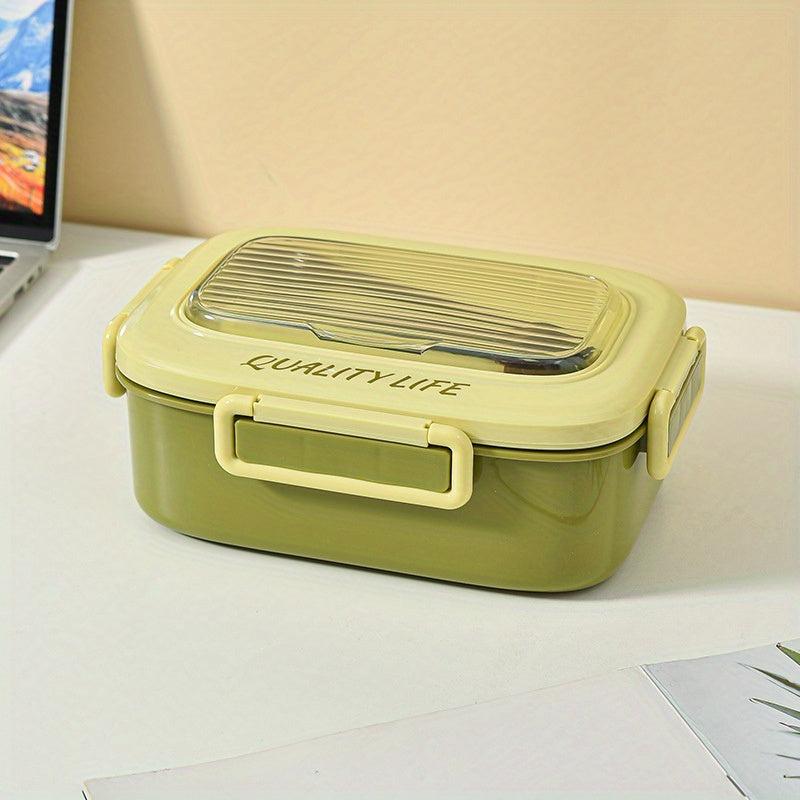 Creative Rectangular Bento Box Leakproof Food Container for School and Work